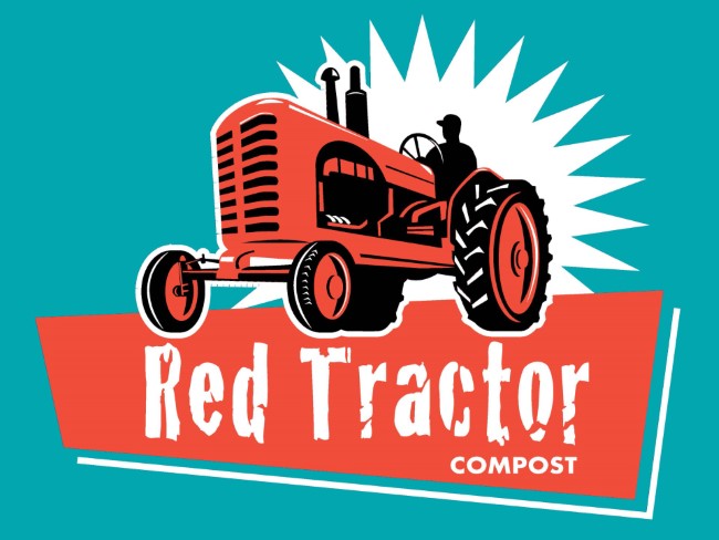 Red Tractor mulch packaging